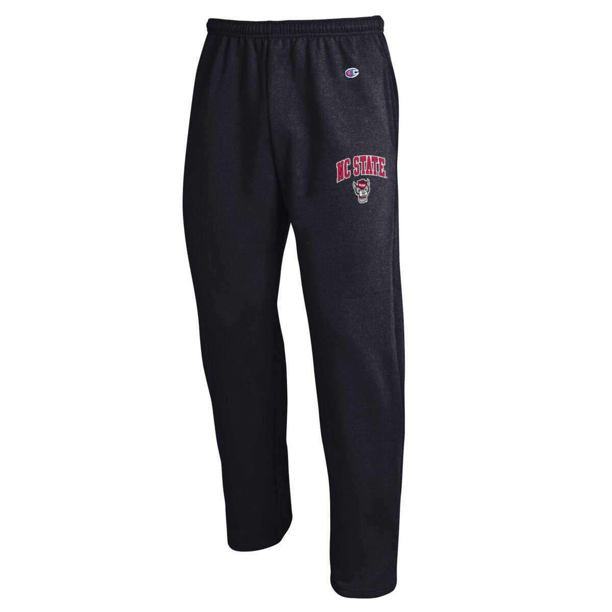Black Open Bottom Sweatpant - NC St